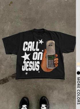 Short Sleeve Casual Comfortable Soft Phone Print Design