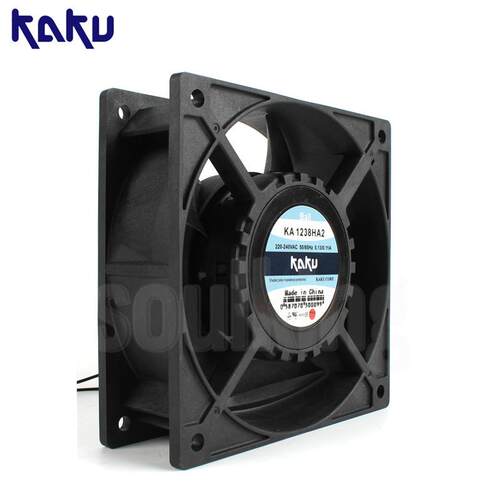 KAKU卡固 KA1238HA2 BALL滚珠轴承220V 0.13A 12038 IP68防水风扇