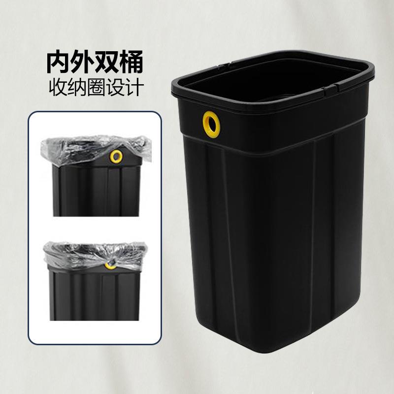 智感厅垃圾桶家用DXH客餐厅可充电带盖卧能室不应锈钢大号酒店垃