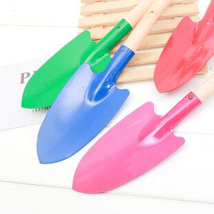 Gardening tools, including shovels for planting flowers and