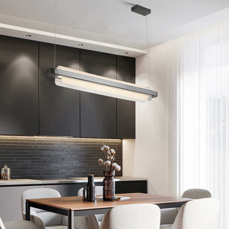 设计师展会酒店样板间简约长条餐厅吊灯办公室书房创意个性吊灯,家装灯饰光源,客厅吊灯,淘宝优惠券,粉丝福利购,淘宝优惠卷