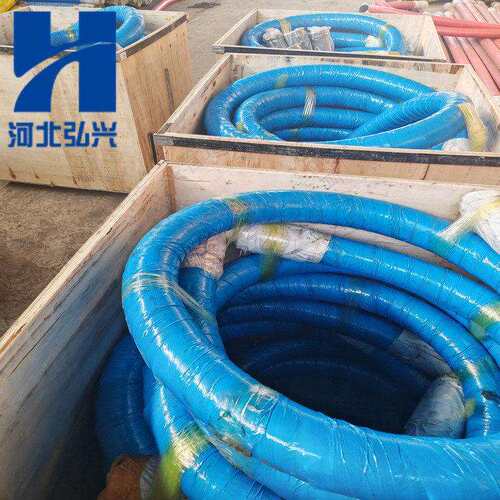 锦鸡湿喷机末端软管 DN90*3米加强耐磨软管 加护簧胶管