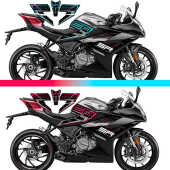 适用23款 配件 春风250SR防滑油箱贴鱼骨贴保护贴车身贴花贴纸改装