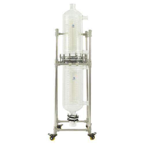 玻璃器冷凝器高硼硅耐温玻璃螺式高旋管冷凝盘管冷004凝器组装
