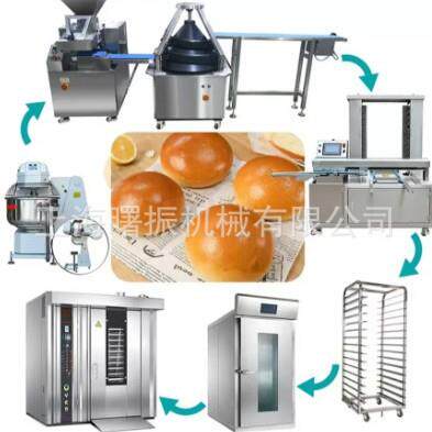 圆面包生产线 连续面团分块滚圆机 法棒方包面包制作生产线 出口