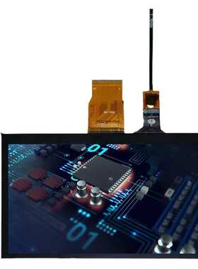 7寸 全视角TFT-LCD液晶屏1024*600 接口RGB/TTL 40pin