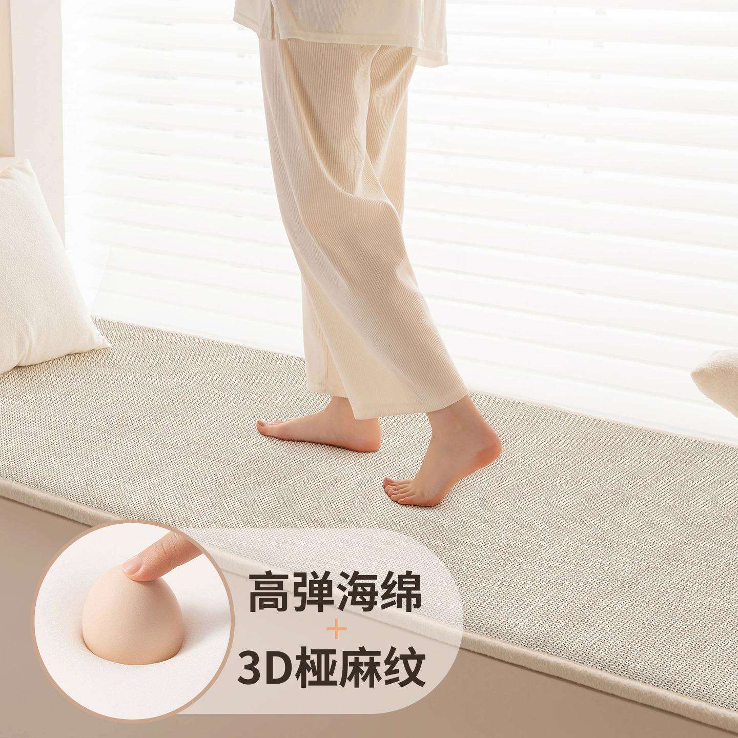 新款飘窗垫四季窗台垫子仿亚麻高级坐垫阳台改造软棉麻椅子坐垫