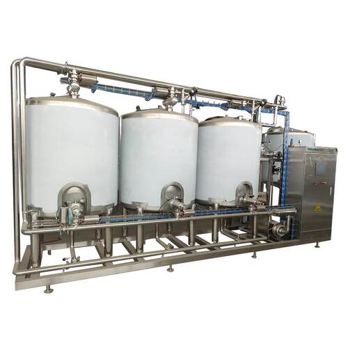 不锈钢酸碱清洗罐设备 就地清洗机 三罐式CIP清洗系统CIP清洗机组