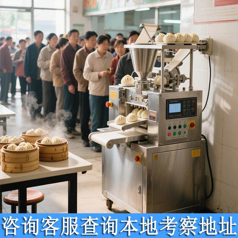 包子机全自动商用小型生煎包小笼包灌汤包多功能包馅早餐店包子机