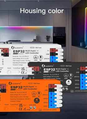 Esp32 Wled控制器Spi可寻址魔术灯条Ws2811 2812B Sk6812 Rgb5 in