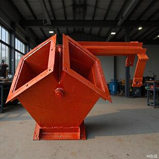 不锈钢三通分料器扇形碳钢手动翻板阀电液动进料口Y型换向阀厂家