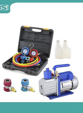 浙江流量5CFM.1/3HP真空泵/R12R134R22R502冷媒表组