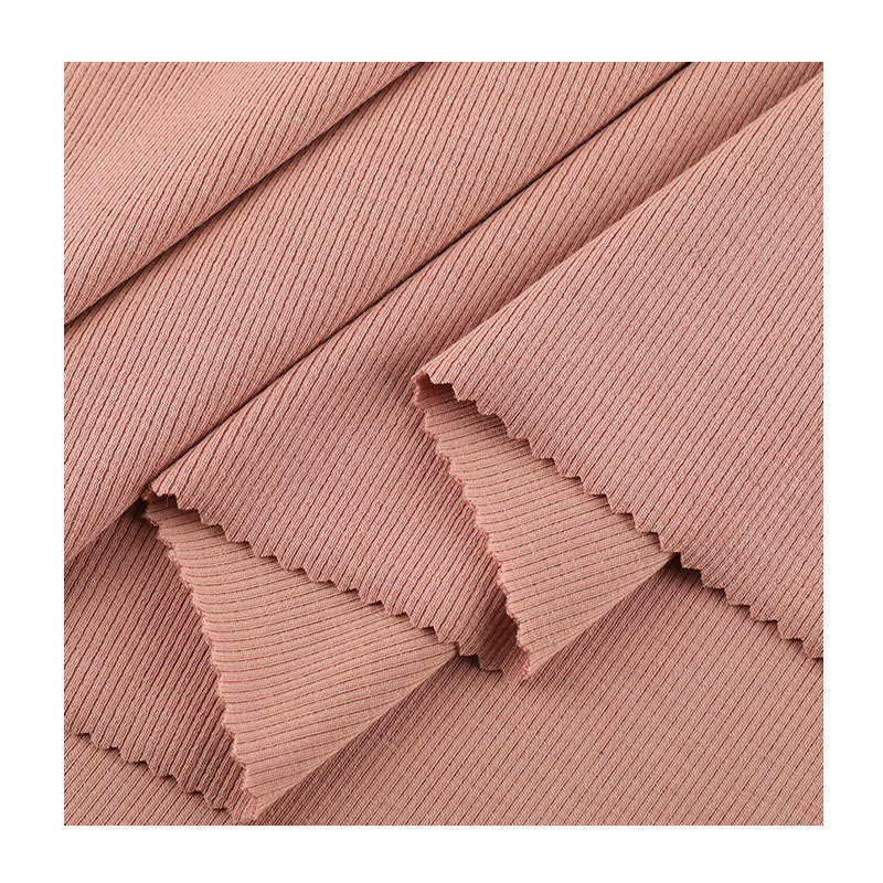 260g精品羊绒抓毛针织面料 亲肤双面罗纹坑条磨毛绒布 2*2罗纹布