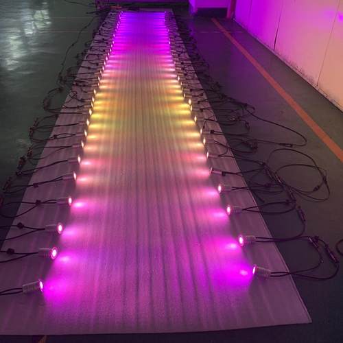 热销DMX512水底灯RGBRMK地埋灯马调伽编保程全彩外控泳光池灯质三