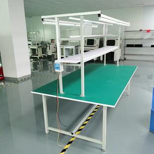 双366层防静携电桌面便带作灯工台流水线操作验台打包桌实验室检