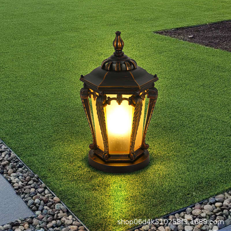 工厂直销户外防水柱头门柱灯别墅庭院灯花园大门灯户外防水围墙灯