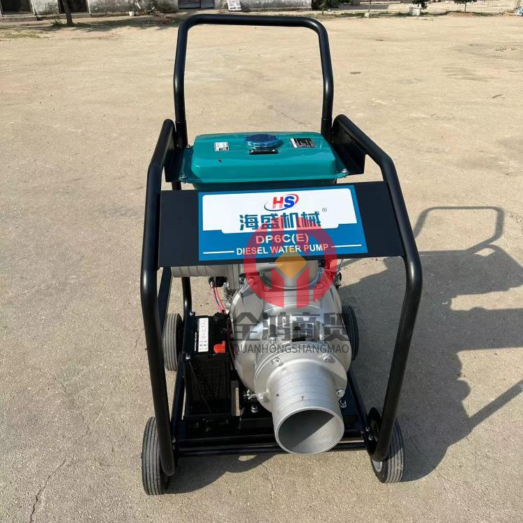 192防风冷柴油水泵机LIN组6寸浇应地水泵机组市政急汛大量抽流水