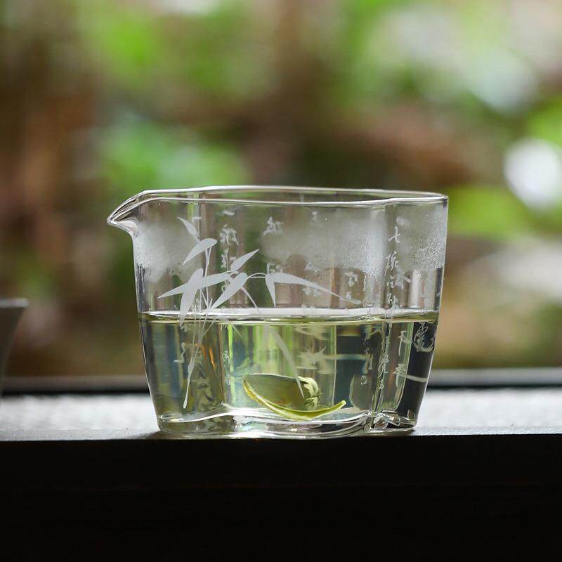 高硼硅玻璃公道杯简约透明加厚耐热家用创意茶海分茶器茶具配件