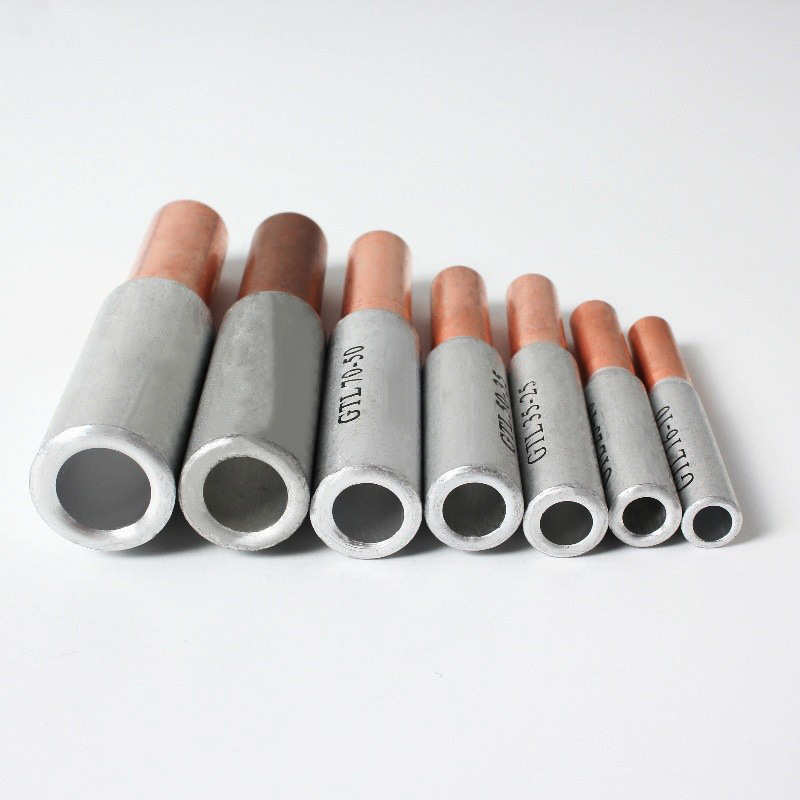 GTL10/25/400平方铜铝连接管 铜铝电缆过渡对接管接线端子