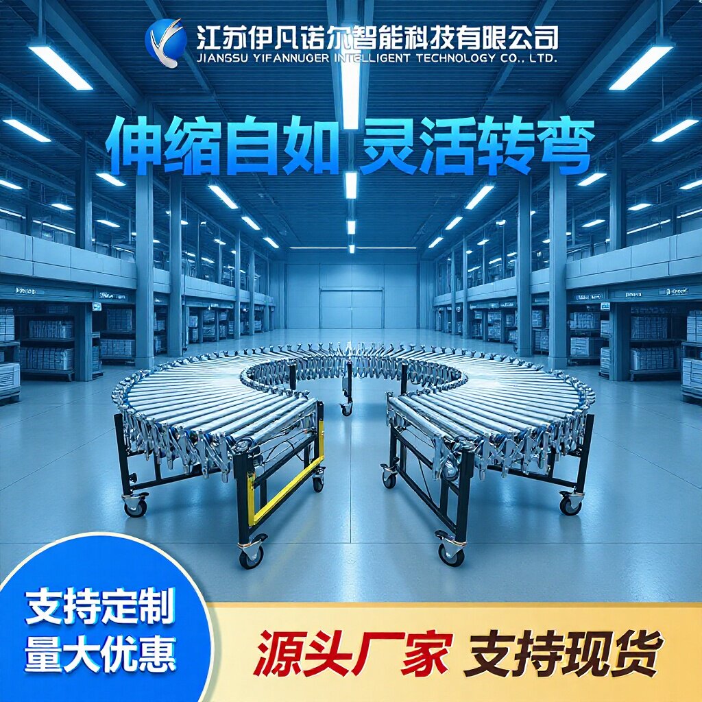 自动化伸缩式传输机线装车卸货输送带 厂家直销