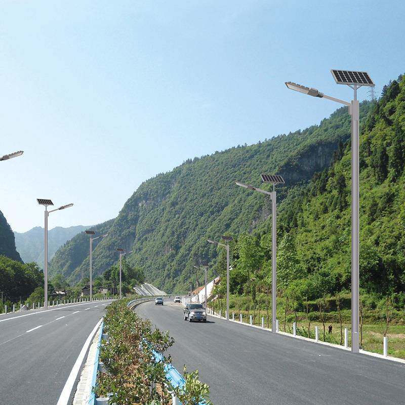 厂家新款6米8米太阳能路灯led路灯锂电一体化路灯