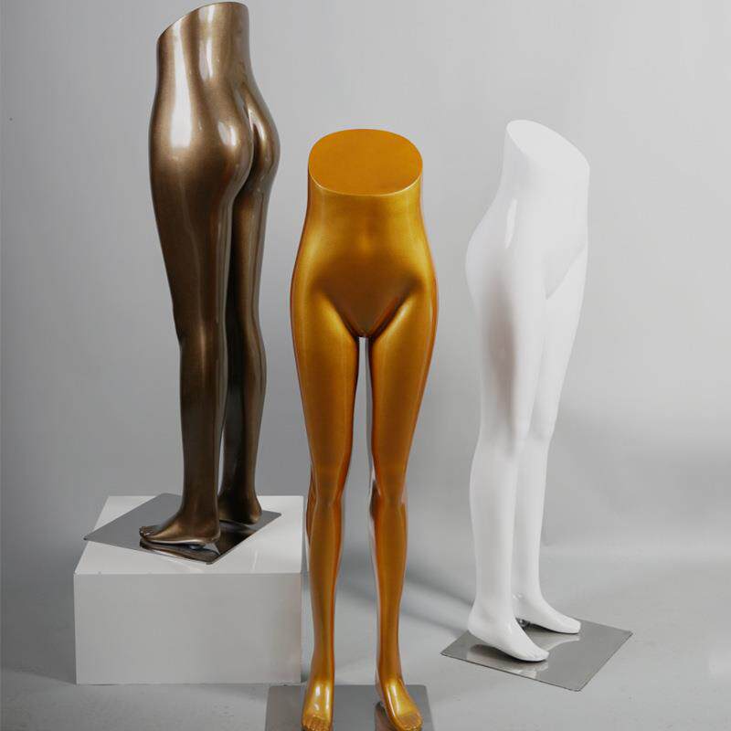 玻璃钢男女半身儿童裤模 加肥女裤模 下半身人体服装模特展示道具