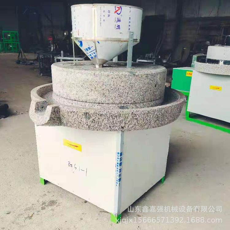 家用小型豆腐电动石磨机 艾草加工艾绒青稞碾转磨 多功能面粉石磨