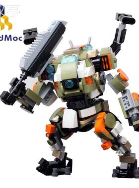 BuildMoc泰坦陨落2MOC-165864机甲兼容拼搭积木玩具套装