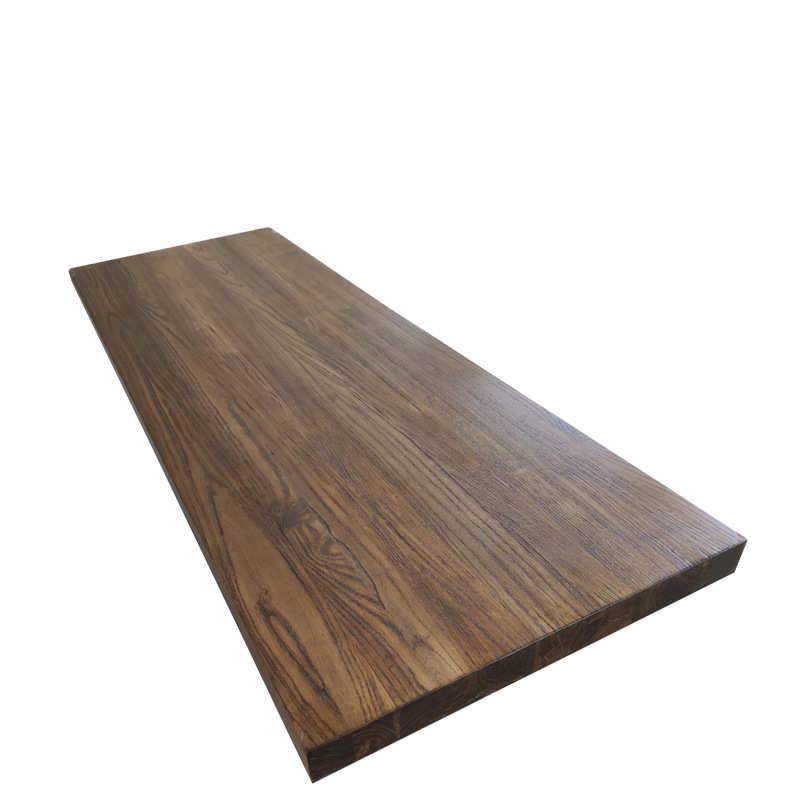 实木木板定制松木榆木自然边定做办公桌茶桌面不规则加厚板材批发