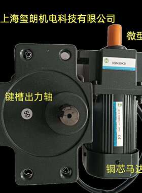 玺朗电机 齿轮减速电机 刹车减速电机 6IK200GU-CF/6GU100K
