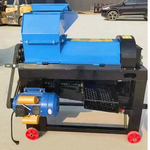 三轴甩锤玉脱机电RRB柴粒两用玉米撕皮脱粒2吨产量机打苞米米机