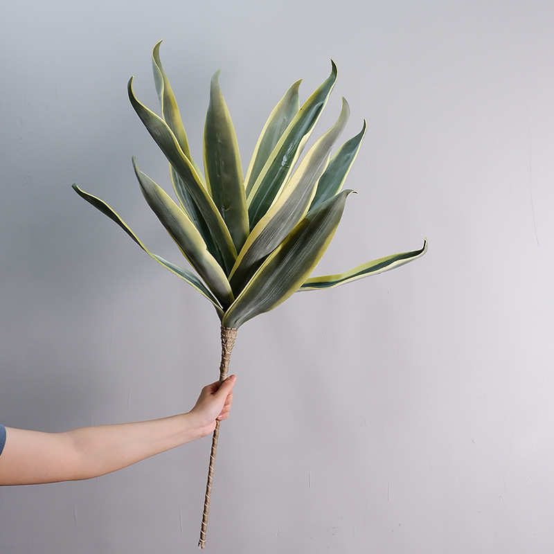 EVA龙舌兰 虎皮兰热带植物复古泡沫花仿真绿植仿真花家居软装花材