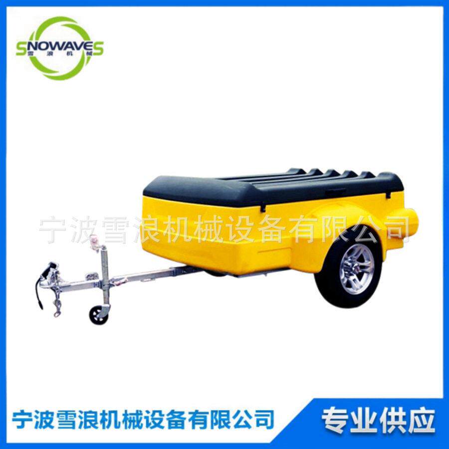 雪浪露营旅行拖车带帐篷/自行车架 塑料拖车轻型拖挂储存工具车