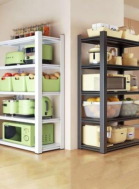 钢制白色层厨房置物UZI架多烤箱收家用多功储物能货纳架储物架