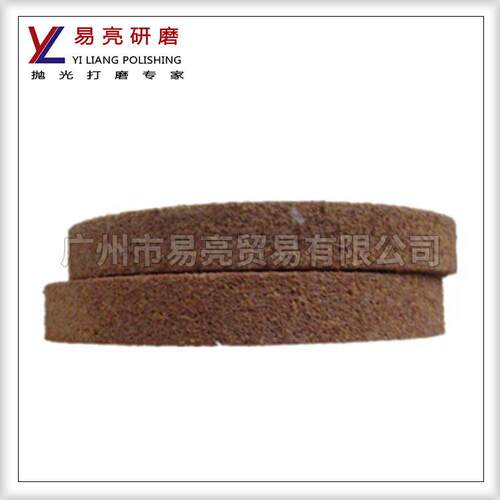 不锈钢钢尼龙抛光轮海绵轮规FNR*mm纤维抛格光轮管研磨轮