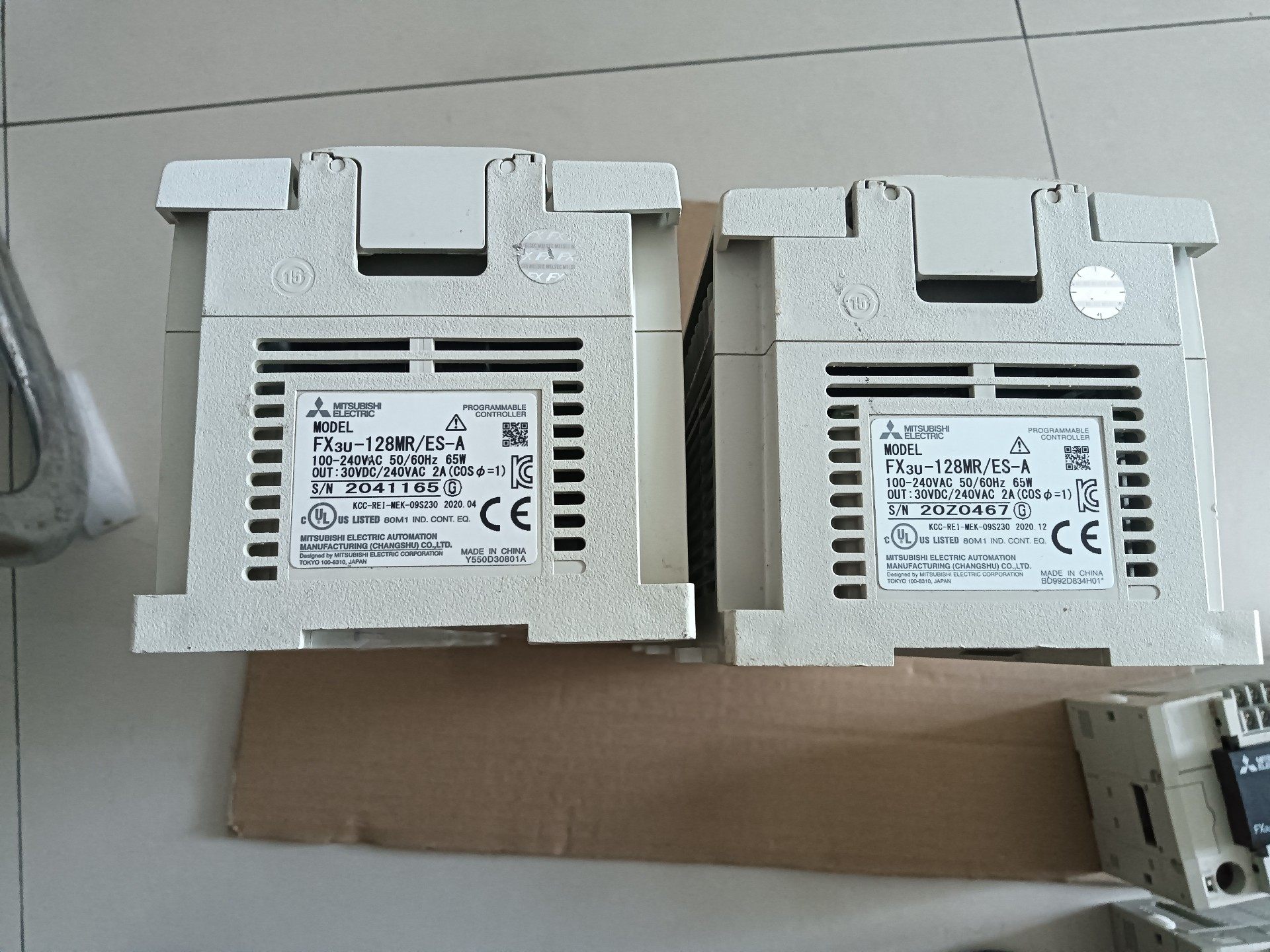 FX3U-128MR/ES-A 三菱模块 原装正品 功能完好