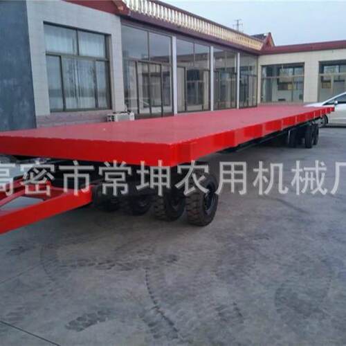 厂家供应 40吨重型拖车 前后左右浮动拖车 码头运输车