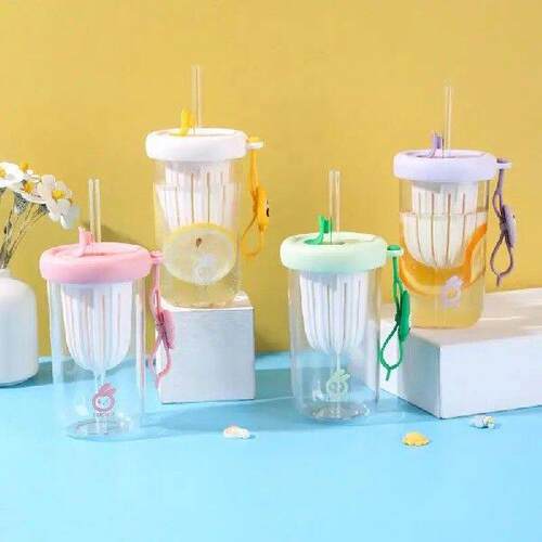 Cold Brew Coffee Maker Food Grade Portable Clear Cartoon