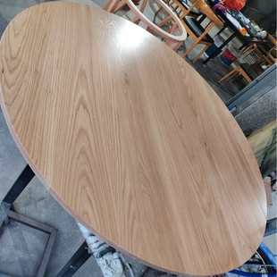 北美樱桃木实木桌面板电脑桌升降桌板原木白蜡木松木板整板窗台板