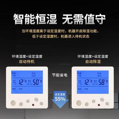 工商DEX业除湿器车下间仓库地室大机空间除宝湿机房配电房大型抽