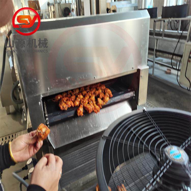 香酥鱼油炸机自动刮渣鸡翅根油炸机器免费安装电加热油炸设备