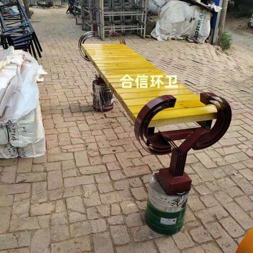 户外公园椅景观园林铁艺实木坐凳街道小区物业座椅家用长凳厂家