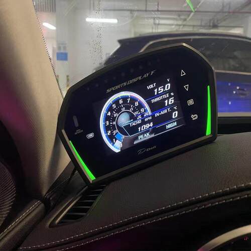 SDAO汽车改装DEFI多功能obd液晶仪表转速涡轮水温油温油压速度表