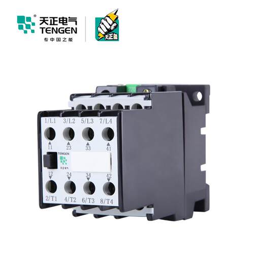 TENGEN天正电气 CJ20-10交流接触器10A二开二闭220V 380V银触点