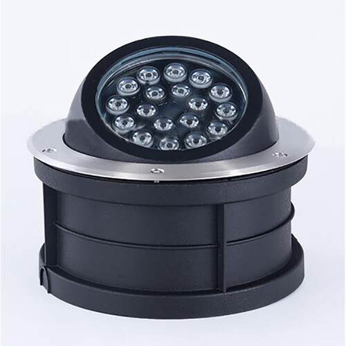 led可调角度地埋灯6W12W偏光地埋灯照树灯歪头牛眼弯盖埋地灯