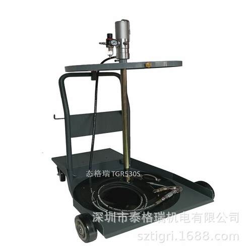 气动黄油枪移动式注脂泵大油桶用高压润滑脂加注机TGR530S