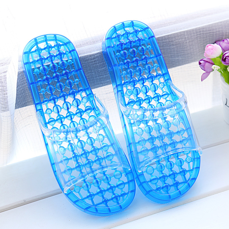卫生间浴室防滑按摩镂空漏水拖鞋