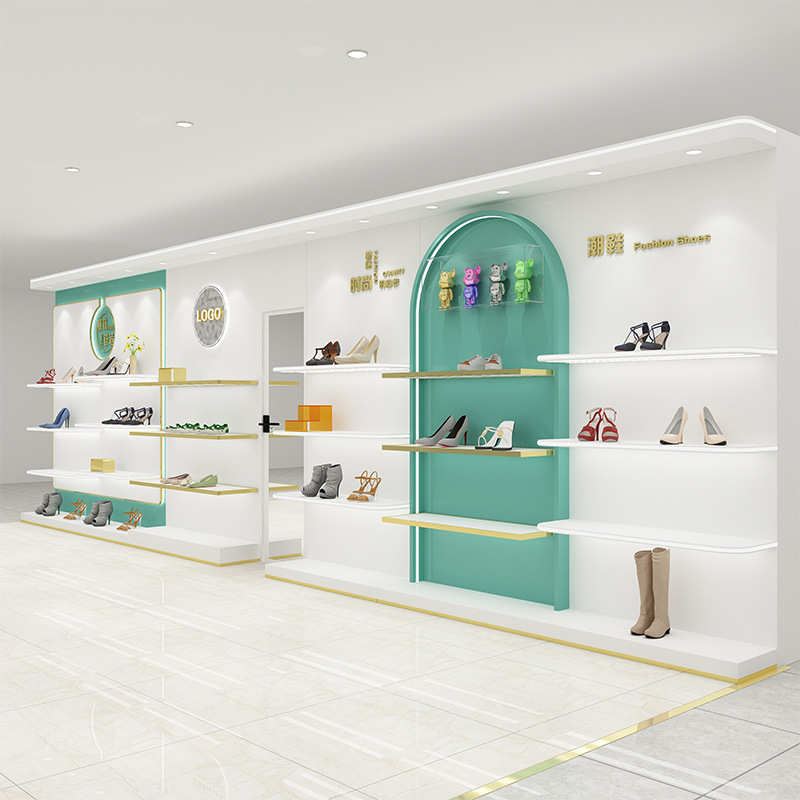 展厅包包鞋柜展示柜高档烤漆样品展柜商场皮具鞋子鞋店产品陈列柜