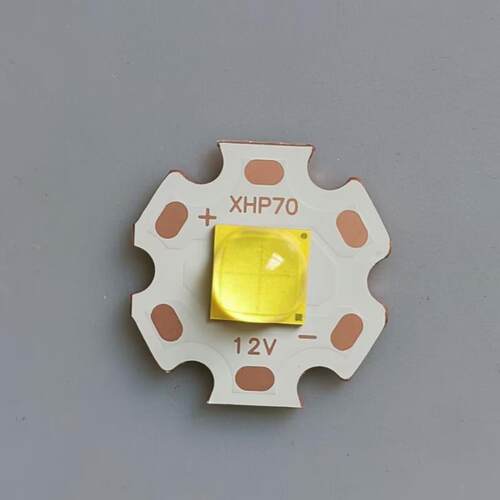 CREE XHP70白 光30W大功率LED灯珠6V12V高显色7070自然光暖黄光