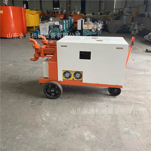 WYB-80型双液注浆机隧道房屋加固用注浆泵11kw水玻璃灰浆注浆机